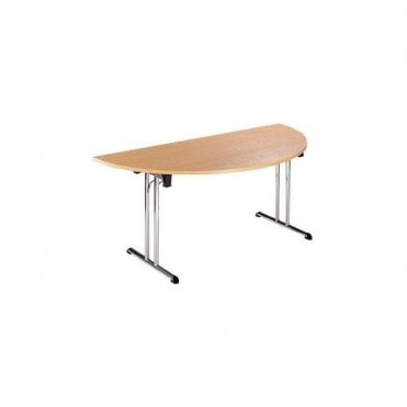 Semi-Circular Folding Table