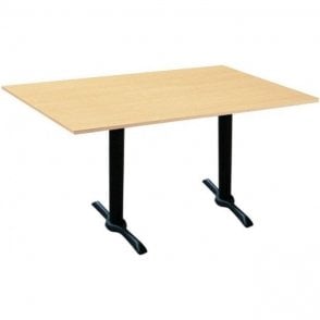 Shelford Bistro Table with Ash Veneer top L700 x D700 x H700mm