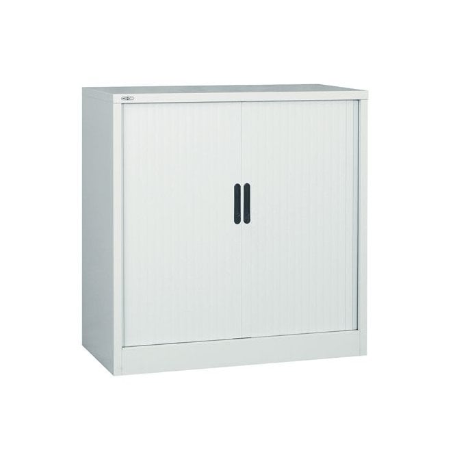 Side Opening Tambour - Supplied Empty - 1016H x 1000W x 486D - Grey