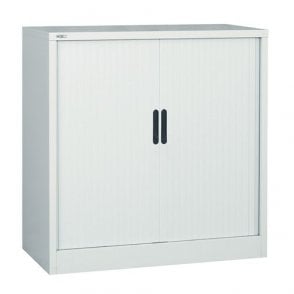Side Opening Tambour - Supplied Empty - 1016H x 1000W x 486D - Grey