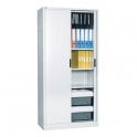 Side Opening Tambour - Supplied Empty - 1981H x 1000W x 486D - Grey