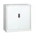 Side Opening Tambour - Supplied Empty - 1016H x 1000W x 486D - White