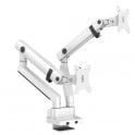 SIGMA double spring monitor arm - White/Black