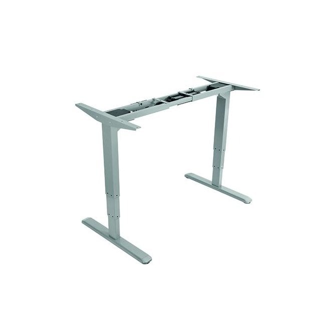 Silver Frame for Adjustable Desk