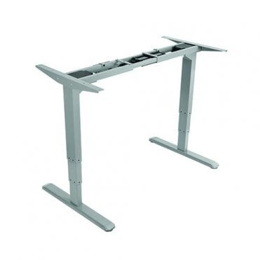 Silver Frame for Adjustable Desk