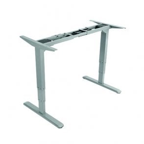 Silver Frame for Adjustable Desk