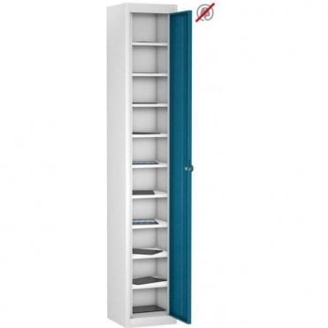 Single Door 10 Compartment Tablet Storage Only Locker