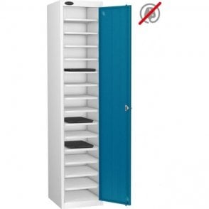Single Door 15 Compartment Laptop Storage Only Locker H1780 x W380 x D460mm