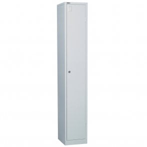 Single Door Locker - 1778H x 305W x 457D - Grey
