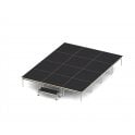 Modular Stage Package – Single Level - Width 2250mm - Depth 3000mm – Height 358mm – 6.75 metres square – 12 modules