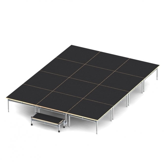 Single Level Modular Stage Package 2.25m x 3m x 358mm high