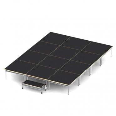 Single Level Modular Stage Package 2.25m x 3m x 358mm high