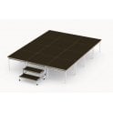 Modular Stage Package – Single Level - Width 2250mm - Depth 3000mm – Height 500mm – 6.75 metres square – 12 modules