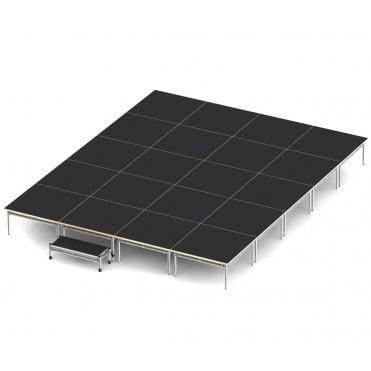 Single Level Modular Stage Package 3.75m x 3m x 358mm high