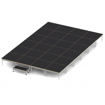 Single Level Modular Stage Package 4.5m x 3m x 358mm high