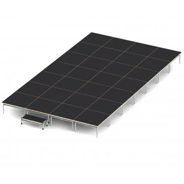 Single Level Modular Stage Package 5.25m x 3m x 358mm high