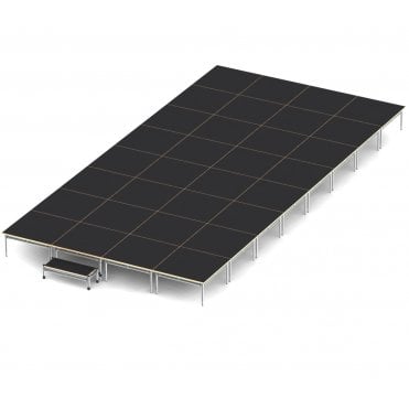 Single Level Modular Stage Package 6m x 3m x 358mm high