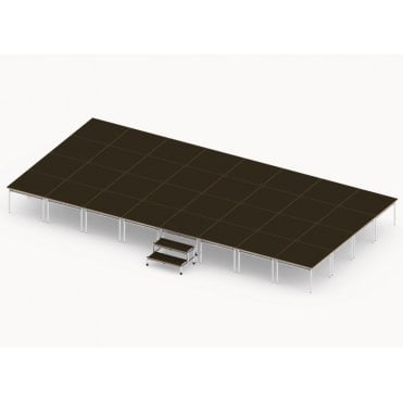 Single Level Modular Stage Package 6m x 3m x 500mm high