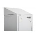 Single Sloping Top for Locker - Grey