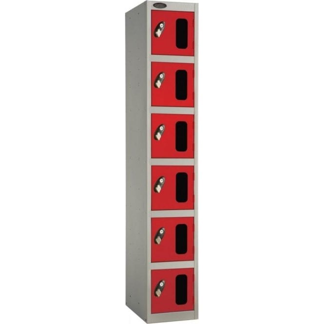Six Compartment Vision Door Lockers