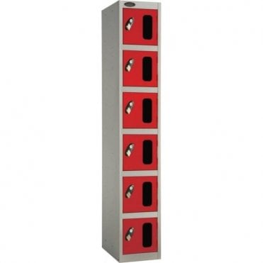 Six Compartment Vision Door Lockers
