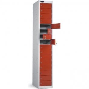 Sixteen Door Locker H1780 x W305 x D460mm