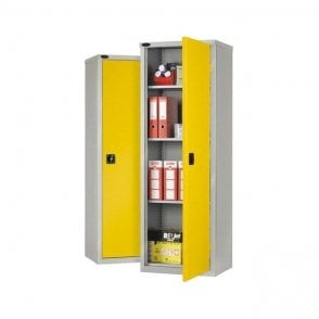 Slim Commercial Cupboard H1780 x W610 x D460mm supplied with 3 Adjustable Shelves 65kg UDL