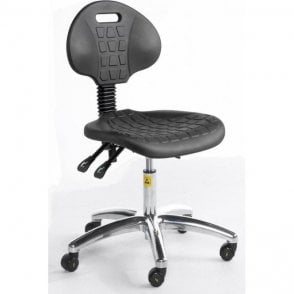 Static Dissipative Polyurethane Chair with Castors Height adjustment 410-535mm
