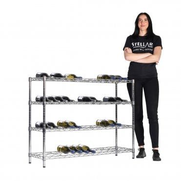 Stellar Low Height Wine Rack 1220mm Wide