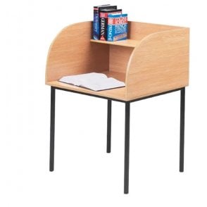 Study Coral W640xD620xH1120mm - Black frame with Beech timber