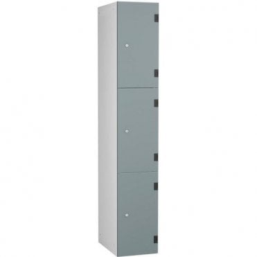 Three Compartment Solid Grade Laminate Door Locker
