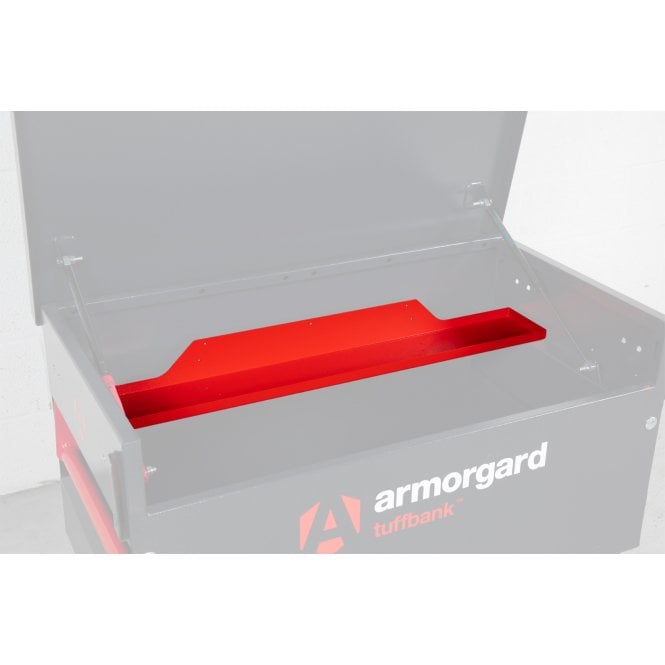 TuffBank Deep Shelf – External W1100xD250xH95 - Internal W1095xD245xH25 – Weight 4kg