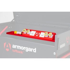 TuffBank Deep PowerShelf – External W1460xD250xH95 - Internal W1455xD245xH25 – Weight 8kg