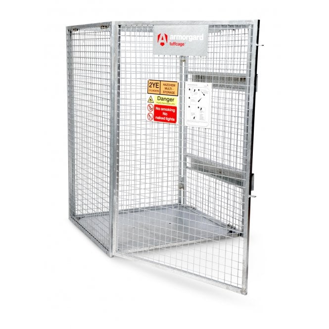 Tuffcage – External W1305xD1240xH1795 Internal W1175xD1135xH1725 – Weight 133kg