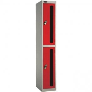Two Compartment Vision Door Locker H1780 x W305 x D305mm