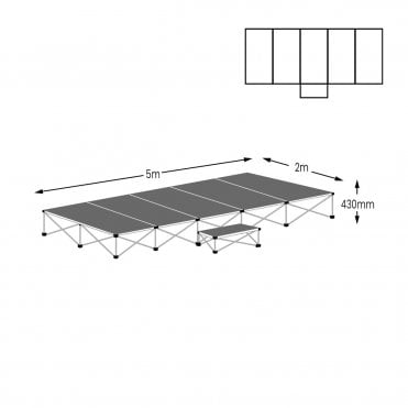 Ultralight 10m² Stage Package