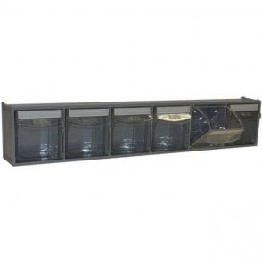 Viewbins (6 compartments) 113mm x 600mm x 91mm