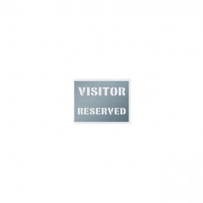 Visitor/Reserved Stencil 400x600mm