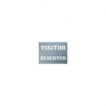 Visitor/Reserved Floor Marking Stencils