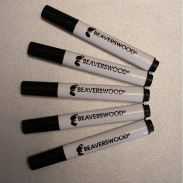 Wet Wipe Marker Pens Black
