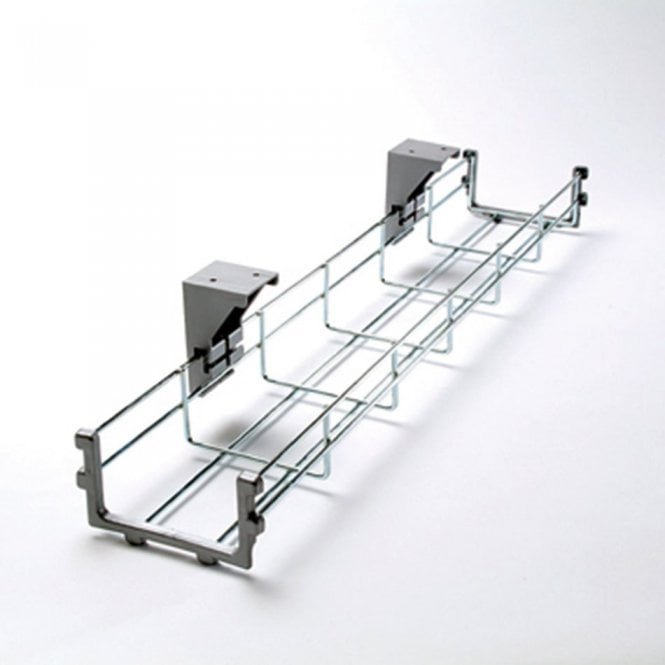 Wire cable basket 1200mm long c/w brackets - Chrome