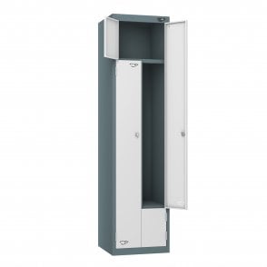 Z2 Locker - Flat Top - Steel Locker - H1800 x W380 x D450mm